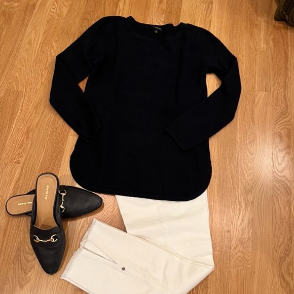 Talbots Navy Tunic - Picture 1 of 5